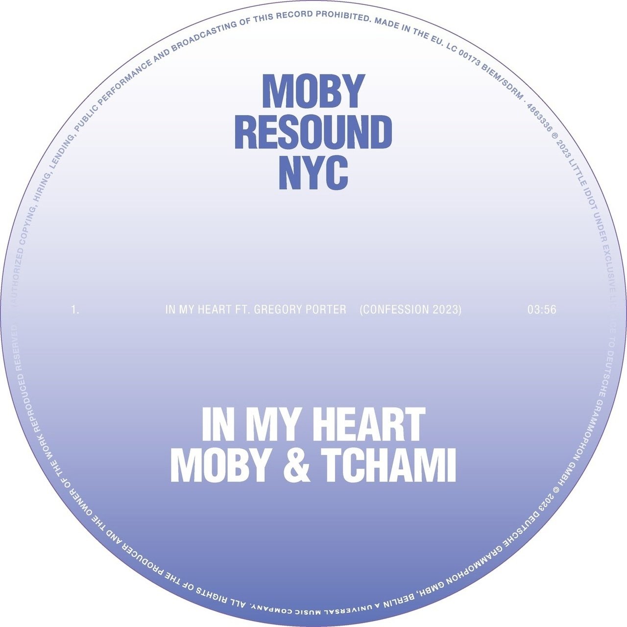 Moby & Tchami feat. Gregory Porter - In My Heart (Confession 2023)